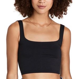 Black Crop ribbed Zara tank